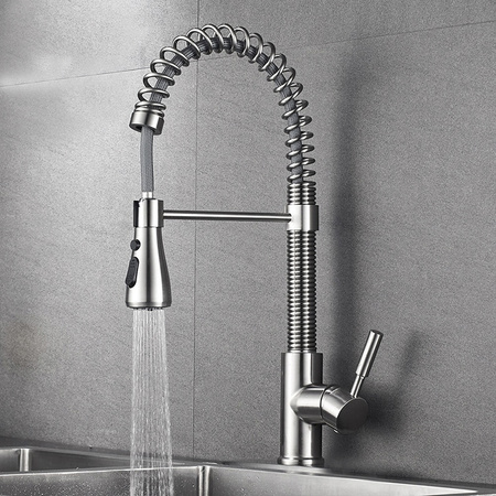 Bateria kuchenna z wyciąganą wylewką FIRA inox