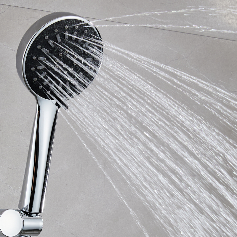 Słuchawka prysznicowa natryskowa 3-funkcyjna SKIN chrom czarny