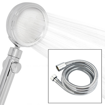 Zestaw prysznicowy słuchawka EKO START-STOP + wąż natryskowy