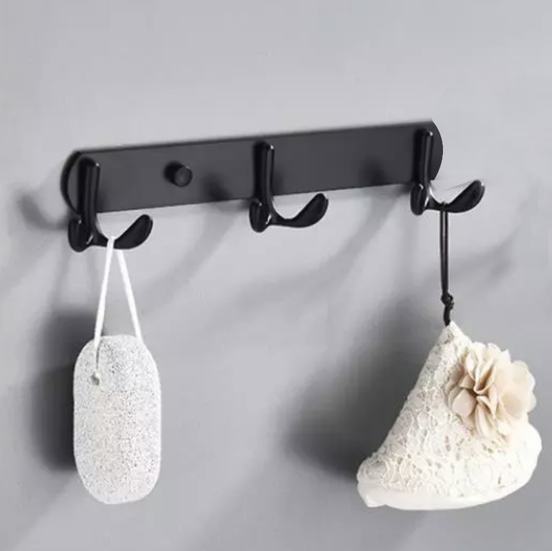 Wieszak łazienkowy motylek czarny 002