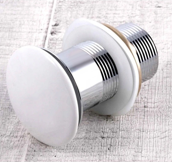 Korek Umywalkowy KLIK-KLAK biały bez przelewu