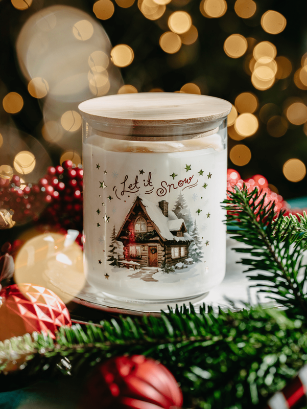 Świeca sojowa zapachowa LET IT SNOW 600ml