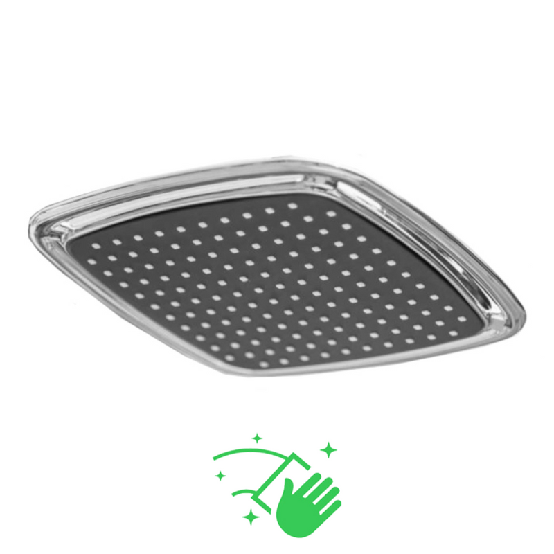 Zestaw prysznicowy deszczownica + słuchawka HESTIA black