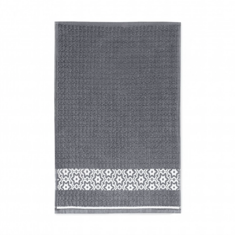 Ścierka kuchenna bawełniana 30x50 ciemna szara MARSALA