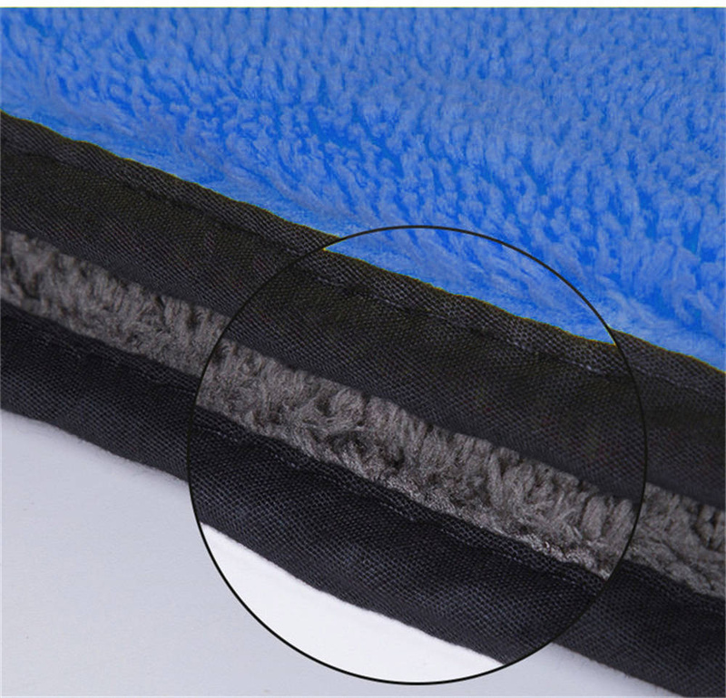 Ścierka z mikrofibry niebieska do osuszania 40x30