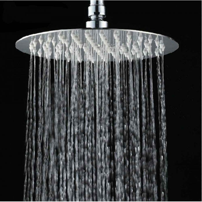 Deszczownica prysznicowa stalowa cienka 25cm