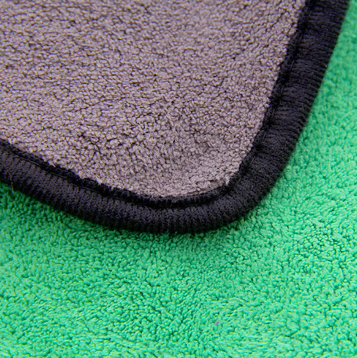 Ścierka z mikrofibry zielona do osuszania 40x30