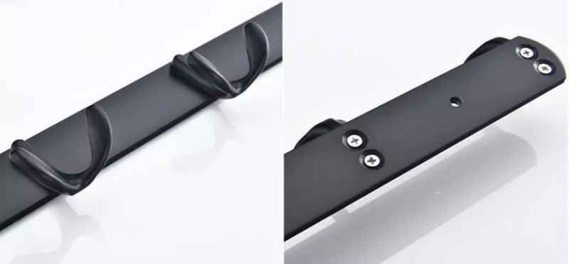 Wieszak łazienkowy motylek czarny 002