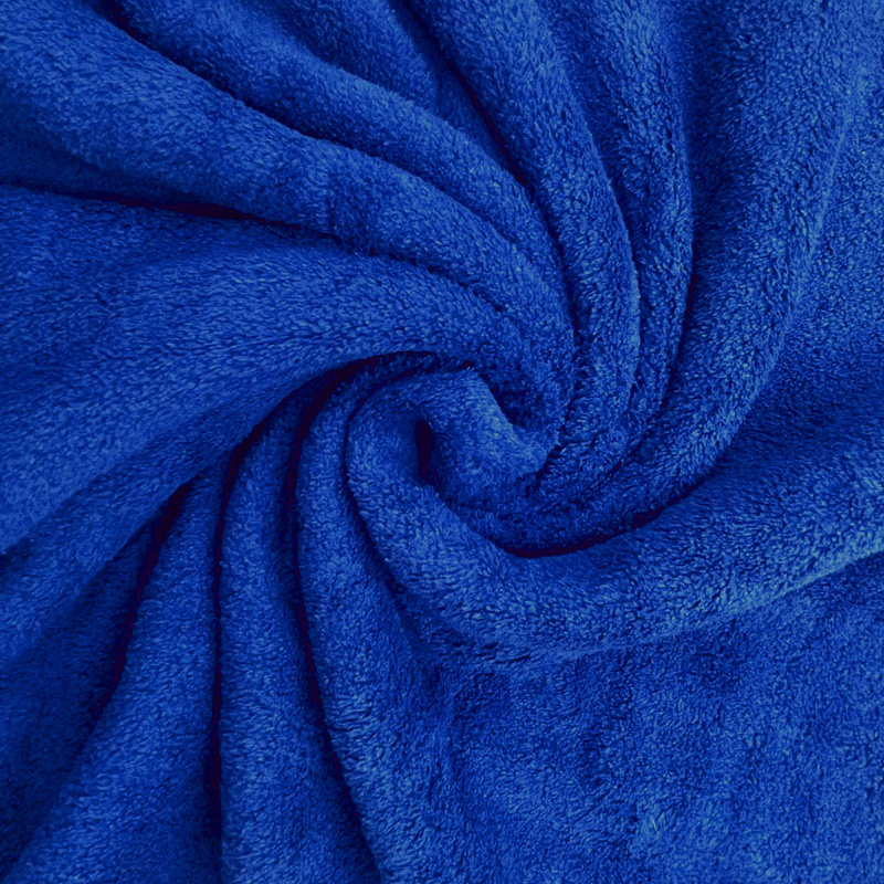 Ręcznik kąpielowy MIKRO granatowy chabrowy z mikrofibry 50x100 szybkoschnący