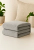 Ręcznik kąpielowy MIKRO jasny szary z mikrofibry 50x100 szybkoschnący
