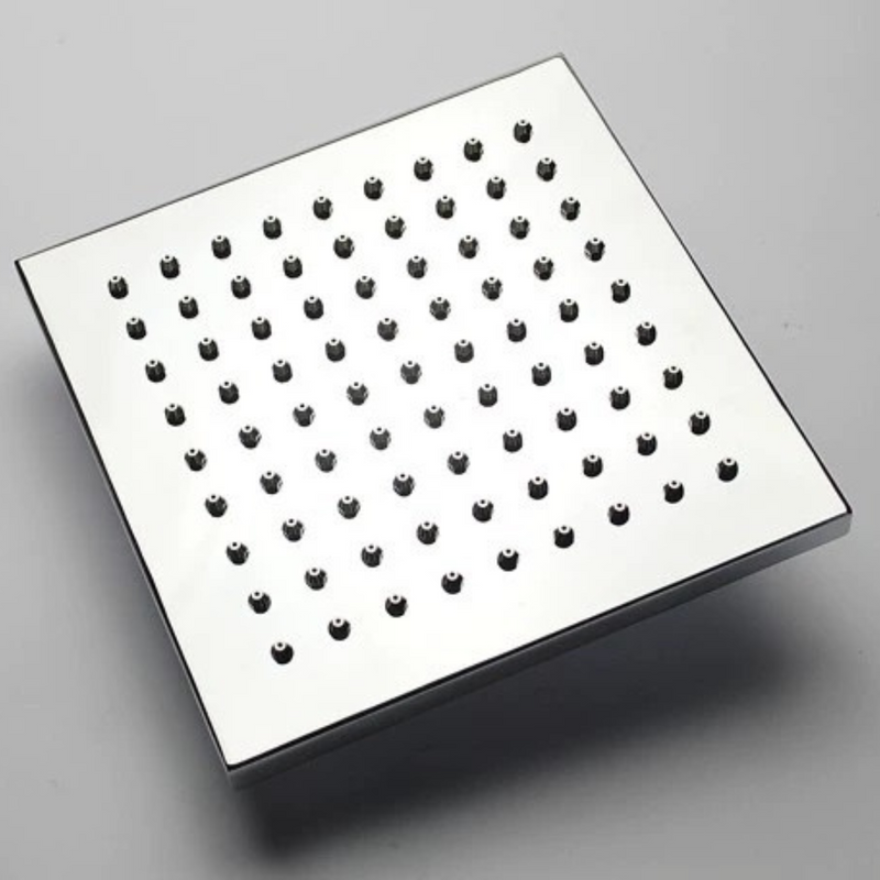 Zestaw deszczownica + słuchawka prysznicowa kwadratowa 20 cm obrotowa regulowana