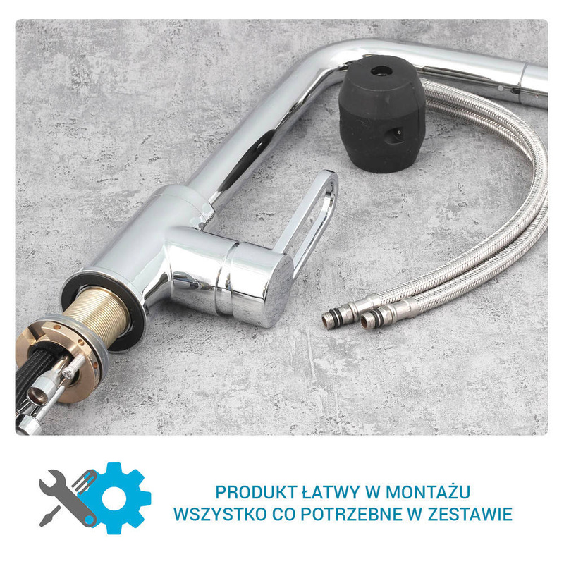 Bateria kuchenna GAJA z wyciągana wylewką