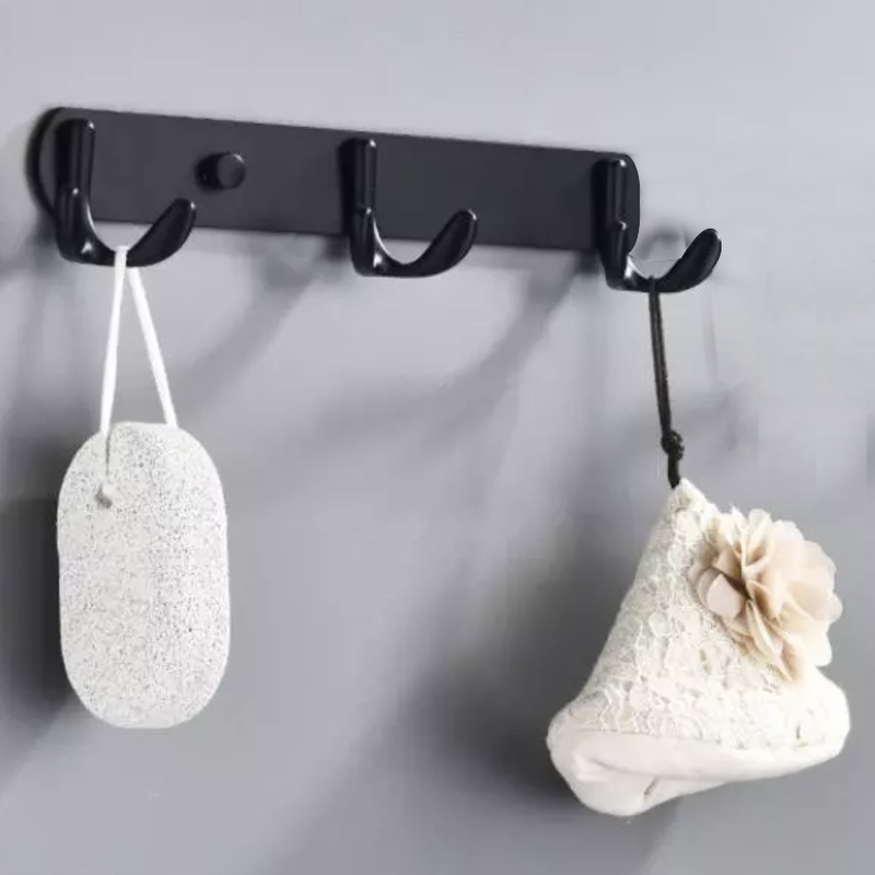 Wieszak łazienkowy motylek czarny 002