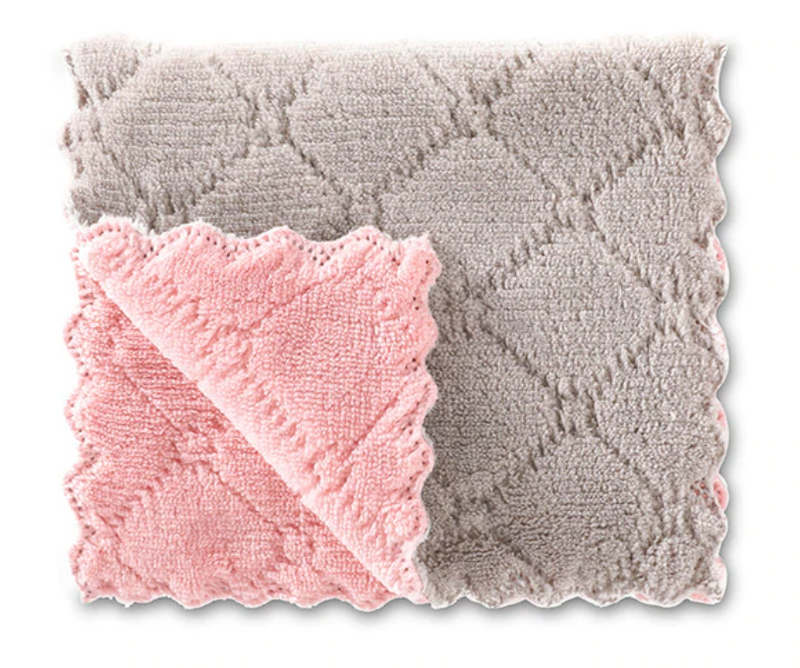 Ścierka z mikrofibry pikowana kolorowa 25x25