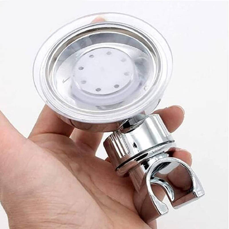 Uchwyt prysznicowy na słuchawkę natryskową regulowany na przyssawkę