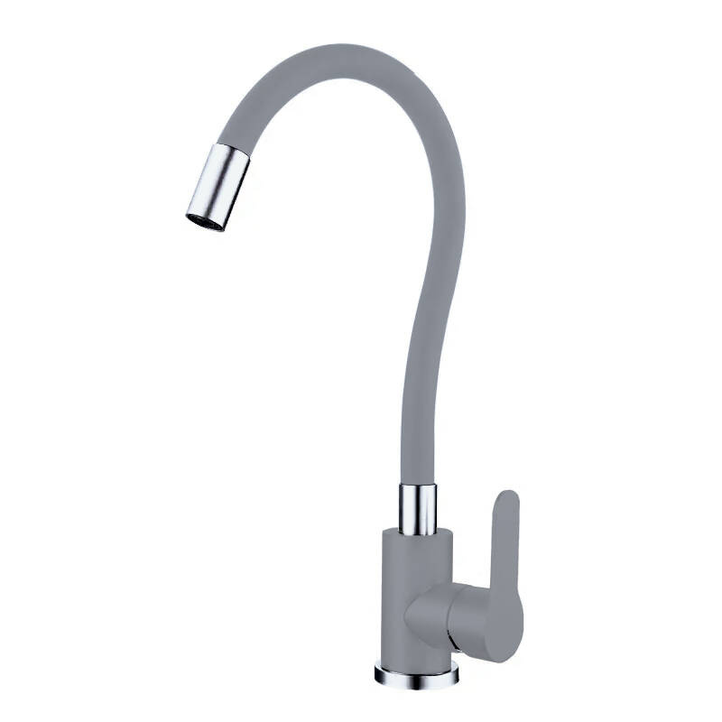 Bateria kuchenna wysoka flex elastyczna PEREA szara - chrom