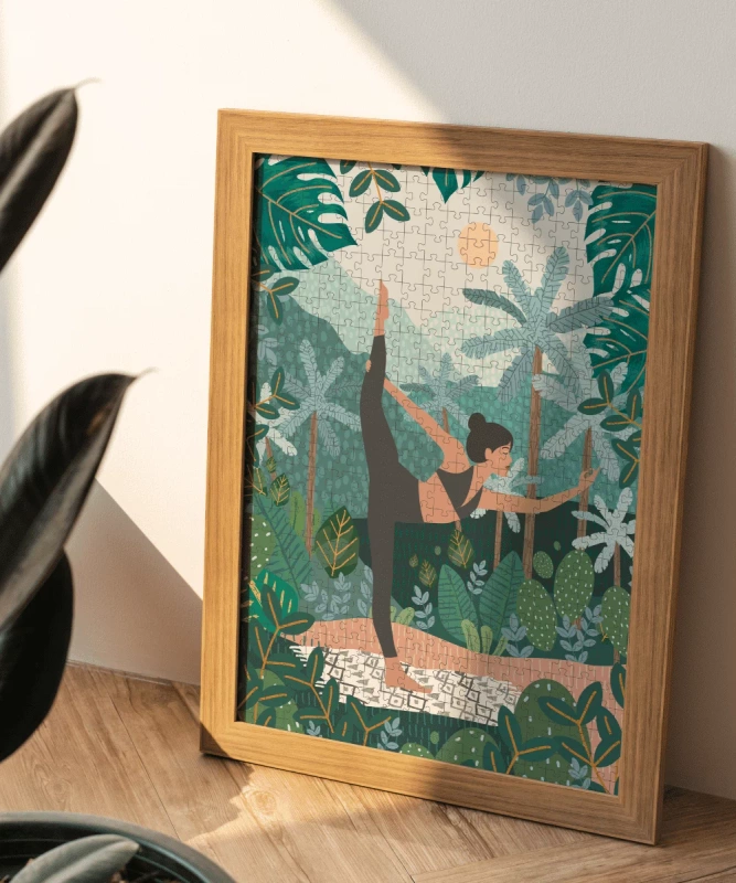 Puzzle 1000 elementów Joga w tubie