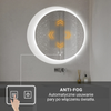 Lustro podświetlane LED 60 cm okrągłe H-2015
