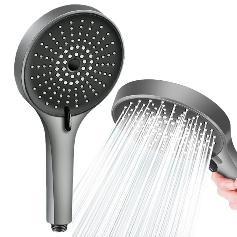 Słuchawka prysznicowa duża 3-funkcyjna SHOCK grey 