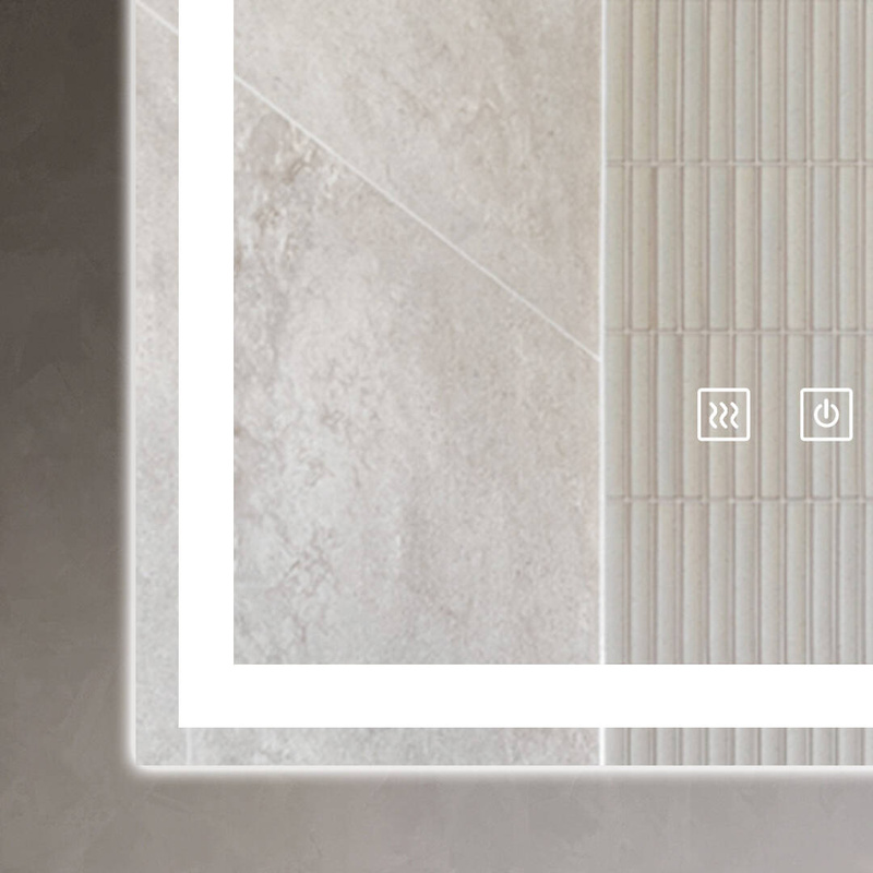 Lustro podświetlane LED 45x60 cm prostokątne J32