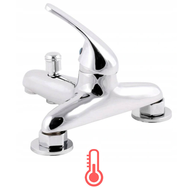 Bateria wannowa nawannowa stojąca kran mosiądz MAMBO