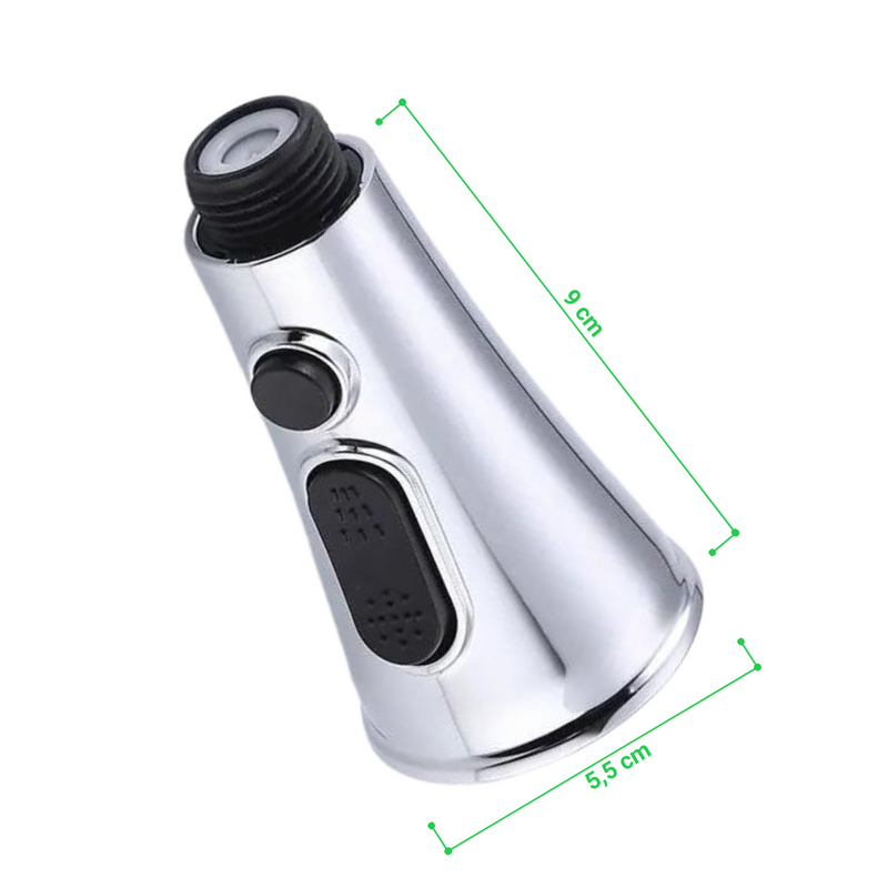 Perlator rączka słuchawka do baterii kuchennej LUX chrom