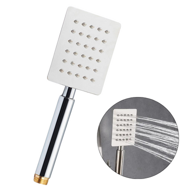 Słuchawka prysznicowa stalowa chromowana SLIM kwadratowa