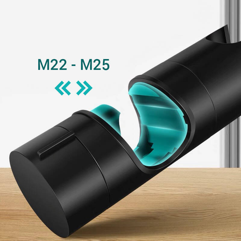 Czarny uchwyt na słuchawkę EASY-FIX uniwersalny M22-M25