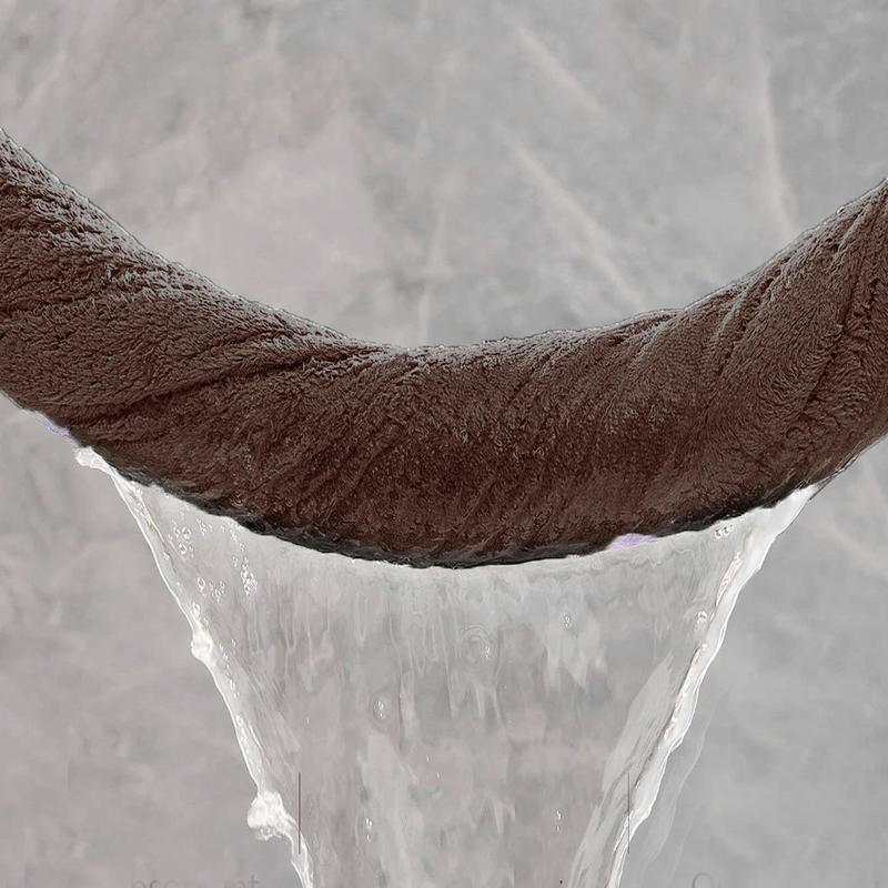 Ręcznik kąpielowy MIKRO brązowy z mikrofibry 50x100 szybkoschnący