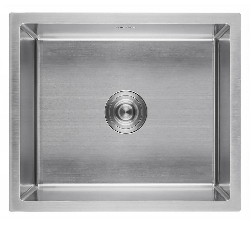 Zlewozmywak stalowy 54x44 inox + syfon GRATIS podblatowy, podwieszany