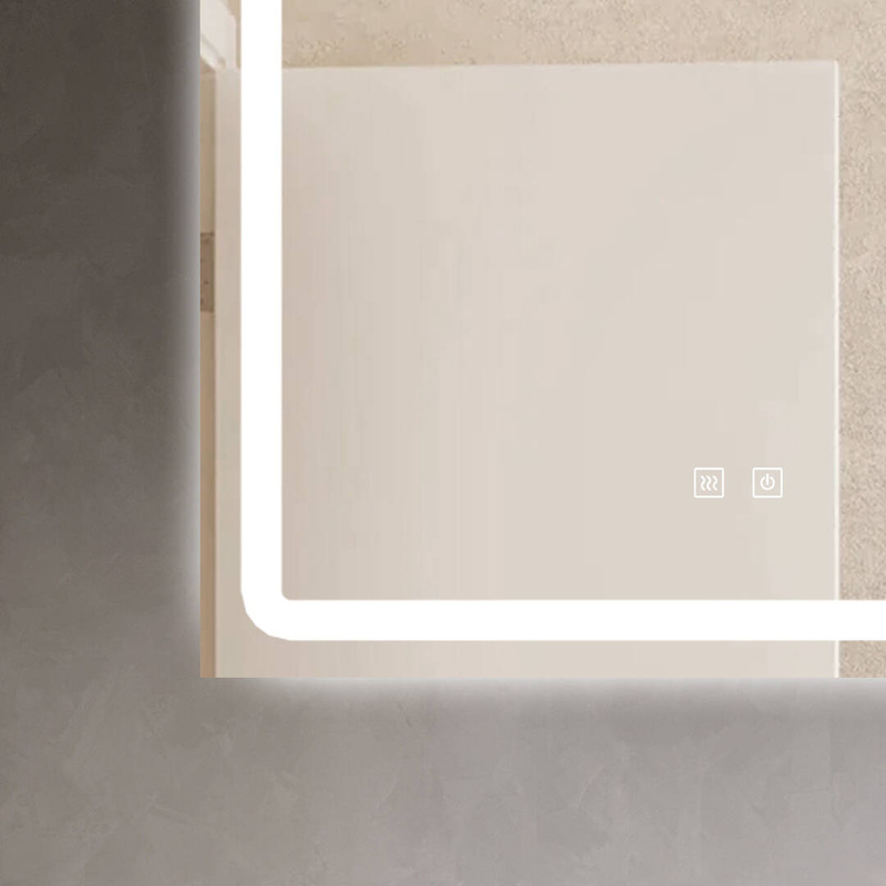 Lustro podświetlane LED 80x65 prostokątne J03