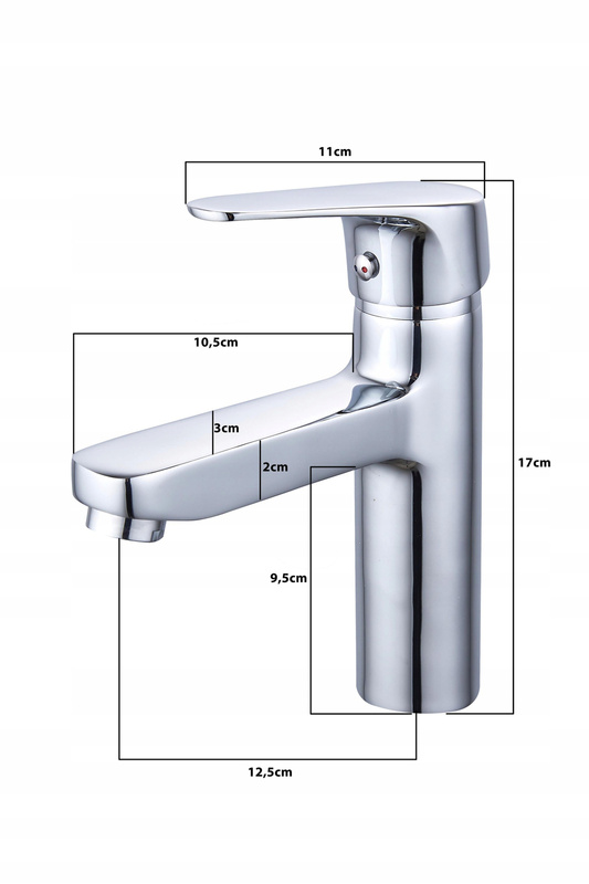 Bateria umywalkowa łazienkowa FOCUS stojąca