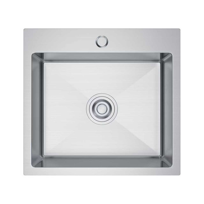 Zlewozmywak stalowy 48x45 inox + syfon GRATIS