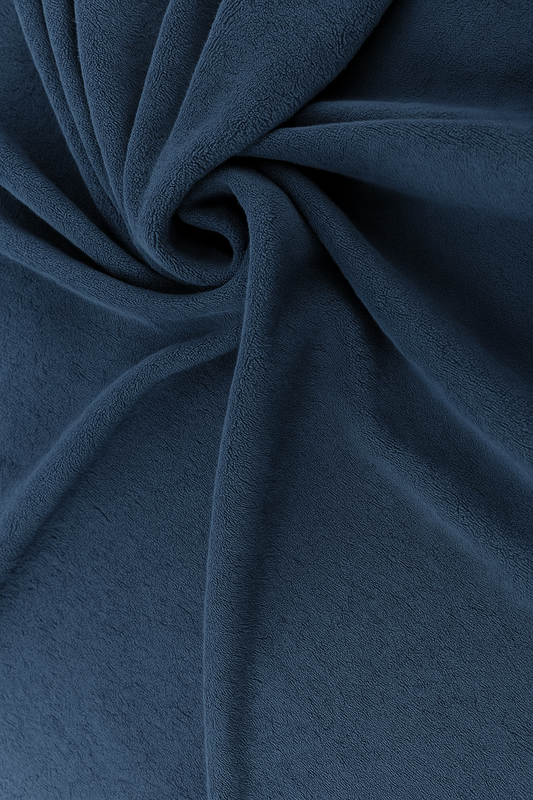 Ręcznik kąpielowy MIKRO niebieski z mikrofibry 50x100 szybkoschnący