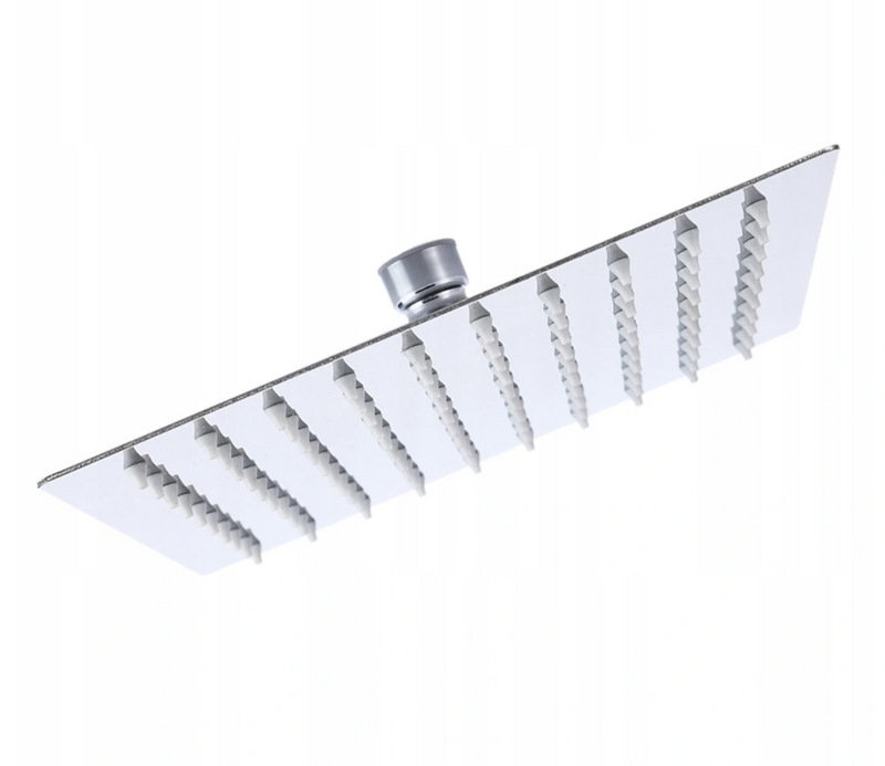 Deszczownica prysznicowa stalowa cienka 20cm