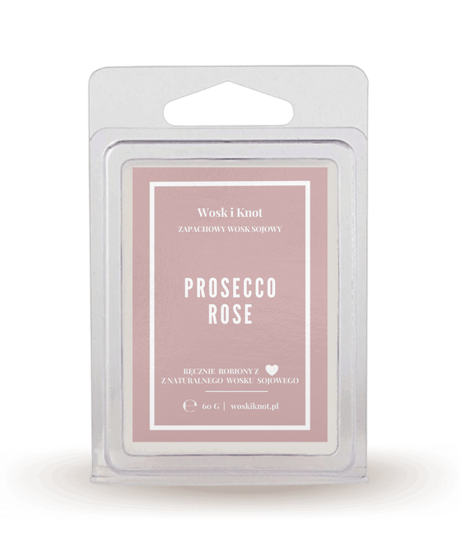 Wosk zapachowy sojowy do kominka Prosecco Rose