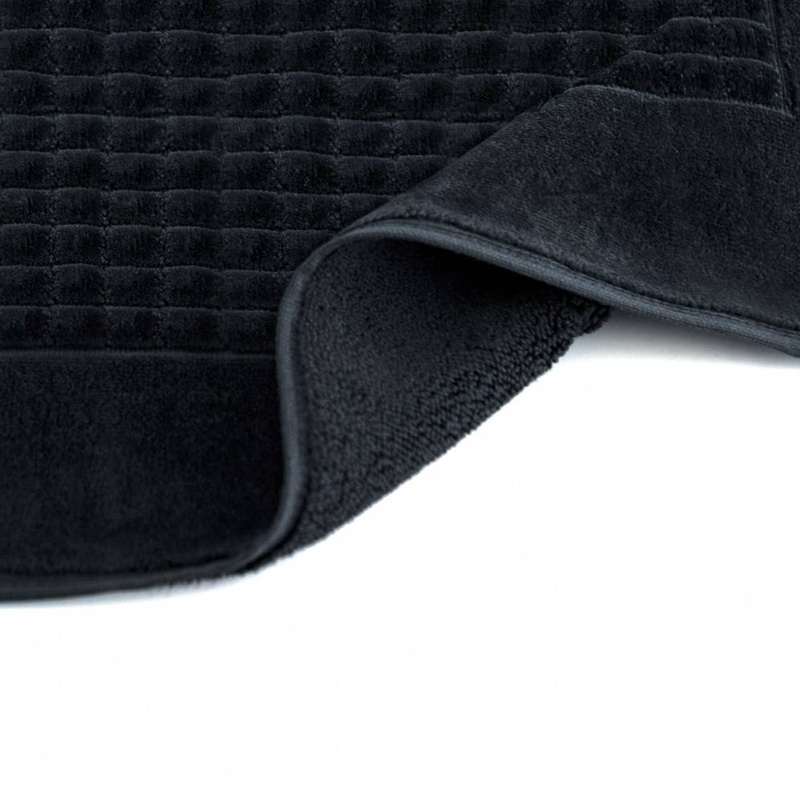 Dywanik łazienkowy bawełniany czarny 50x70 PAULO