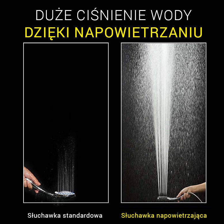 Zestaw prysznicowy EKO BLACK M25