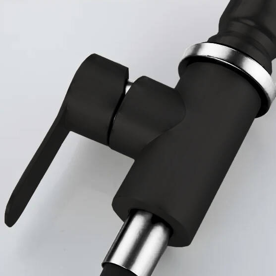 Bateria kuchenna wysoka flex elastyczna PEREA czarna - chrom