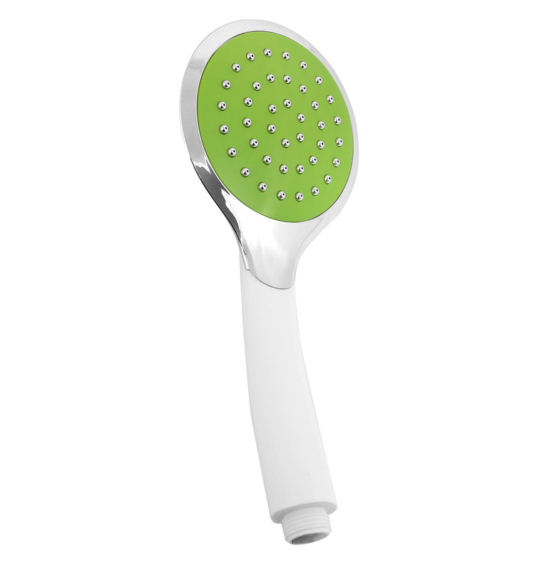 Słuchawka prysznicowa biało-zielona