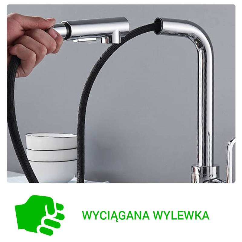 Bateria kuchenna GAJA z wyciągana wylewką