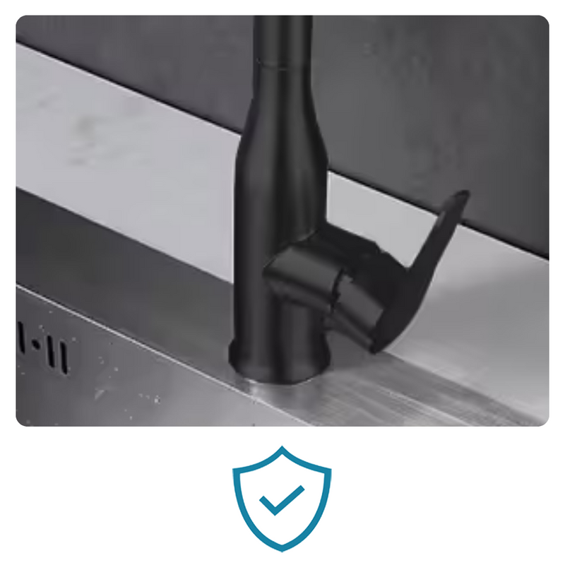 Bateria kuchenna z wyciąganą wylewką RENA BLACK