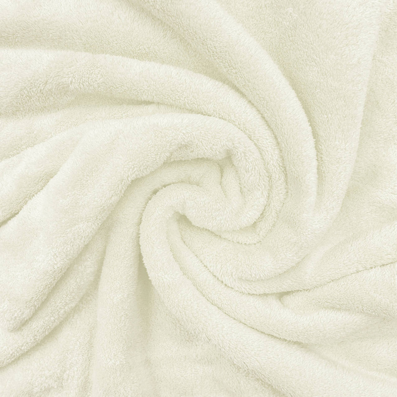 Ręcznik kąpielowy MIKRO kremowy z mikrofibry 50x100 szybkoschnący