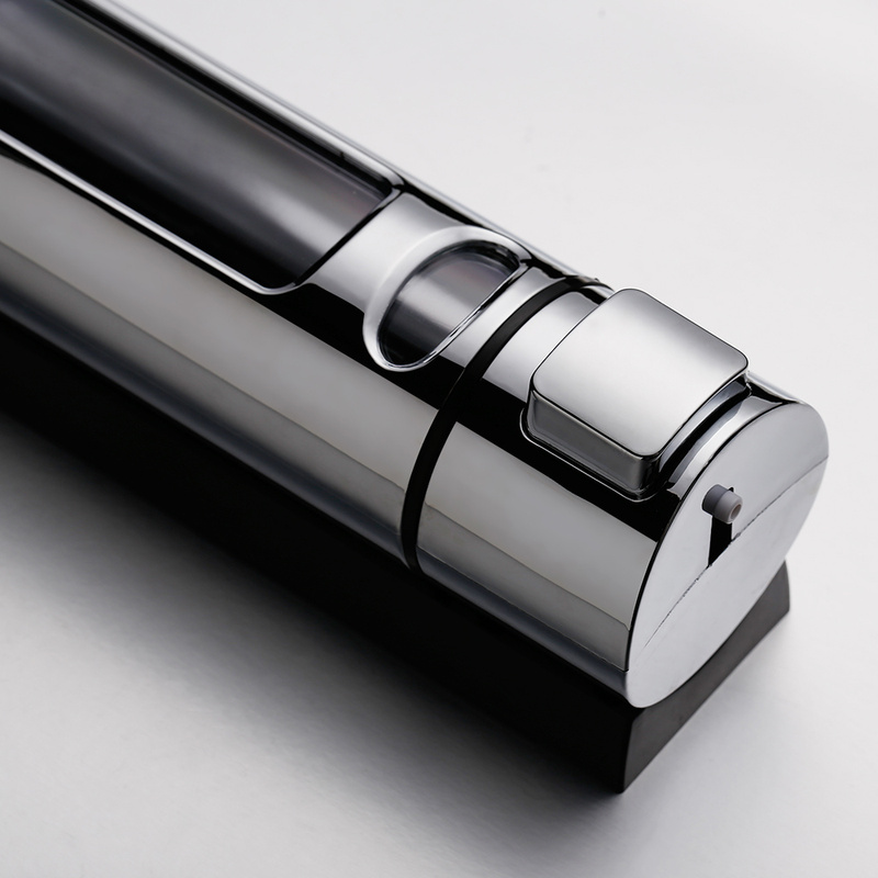 Dozownik podajnik ścienny podwójny na mydło płyny VIP CHROM