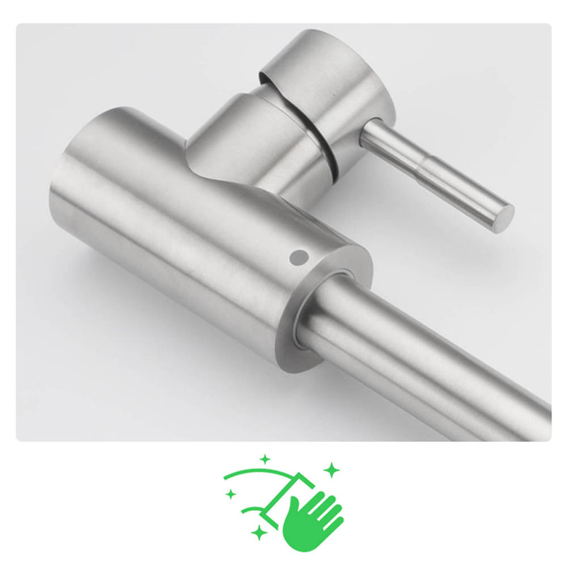 Bateria kuchenna ze stali szczotkowanej INOX