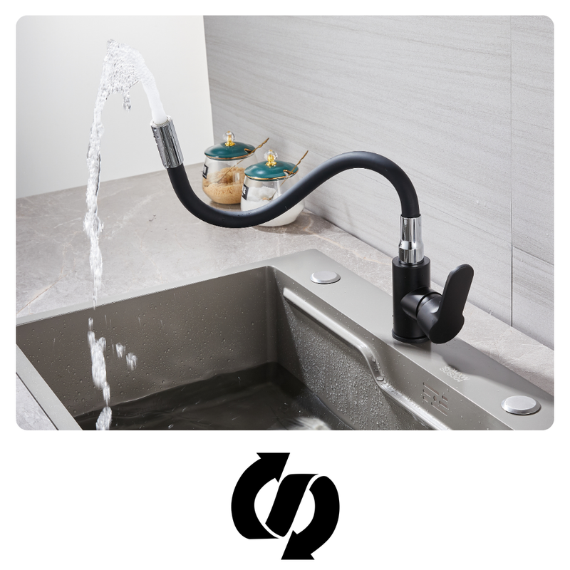 Bateria kuchenna wysoka flex czarna elastyczna FLEXI 2