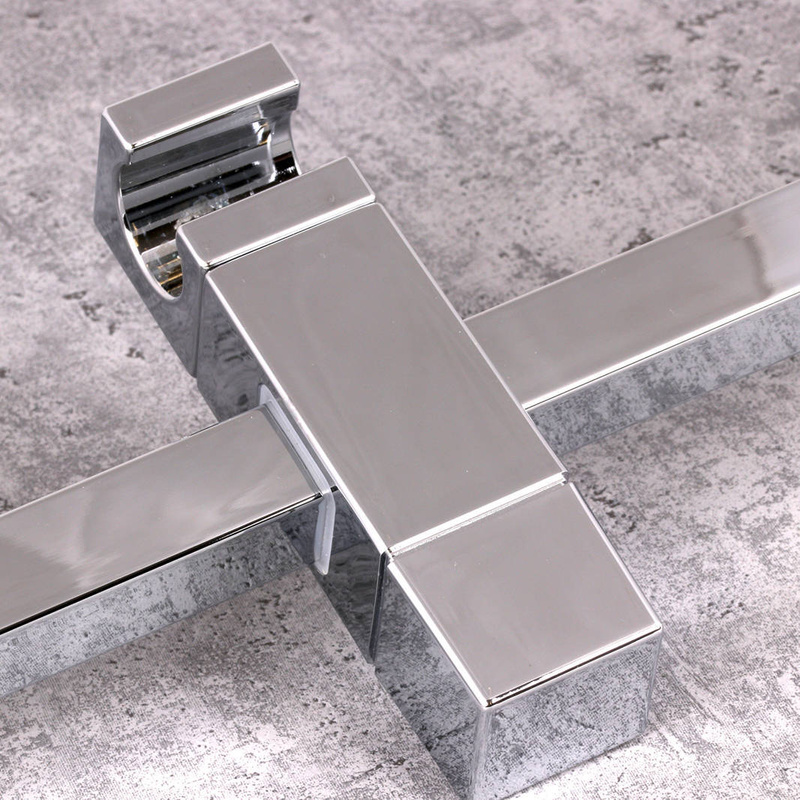 Drążek prysznicowy kwadratowy + zestaw natryskowy