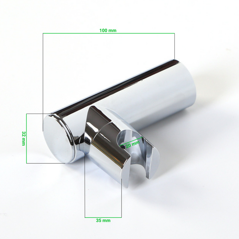 Uchwyt prysznicowy na słuchawkę natryskową ruchomy obrotowy chrom
