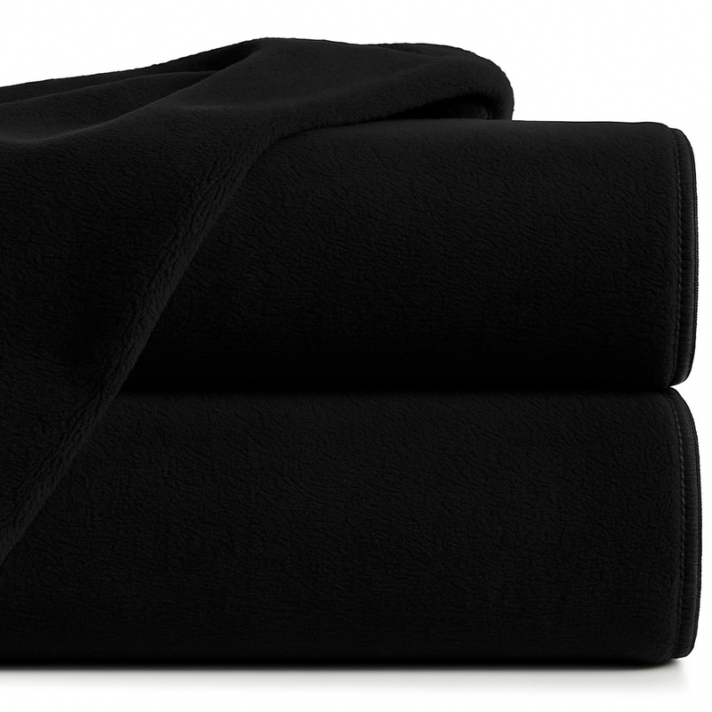 Ręcznik kąpielowy MIKRO czarny z mikrofibry 50x100 szybkoschnący