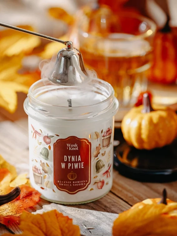 Świeca sojowa zapachowa DYNIA W PIWIE 300ml